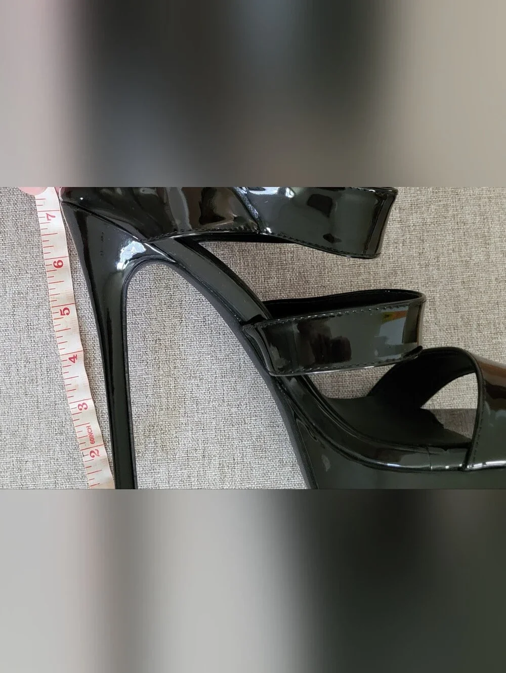 Black Pleaser Strappy Sandals